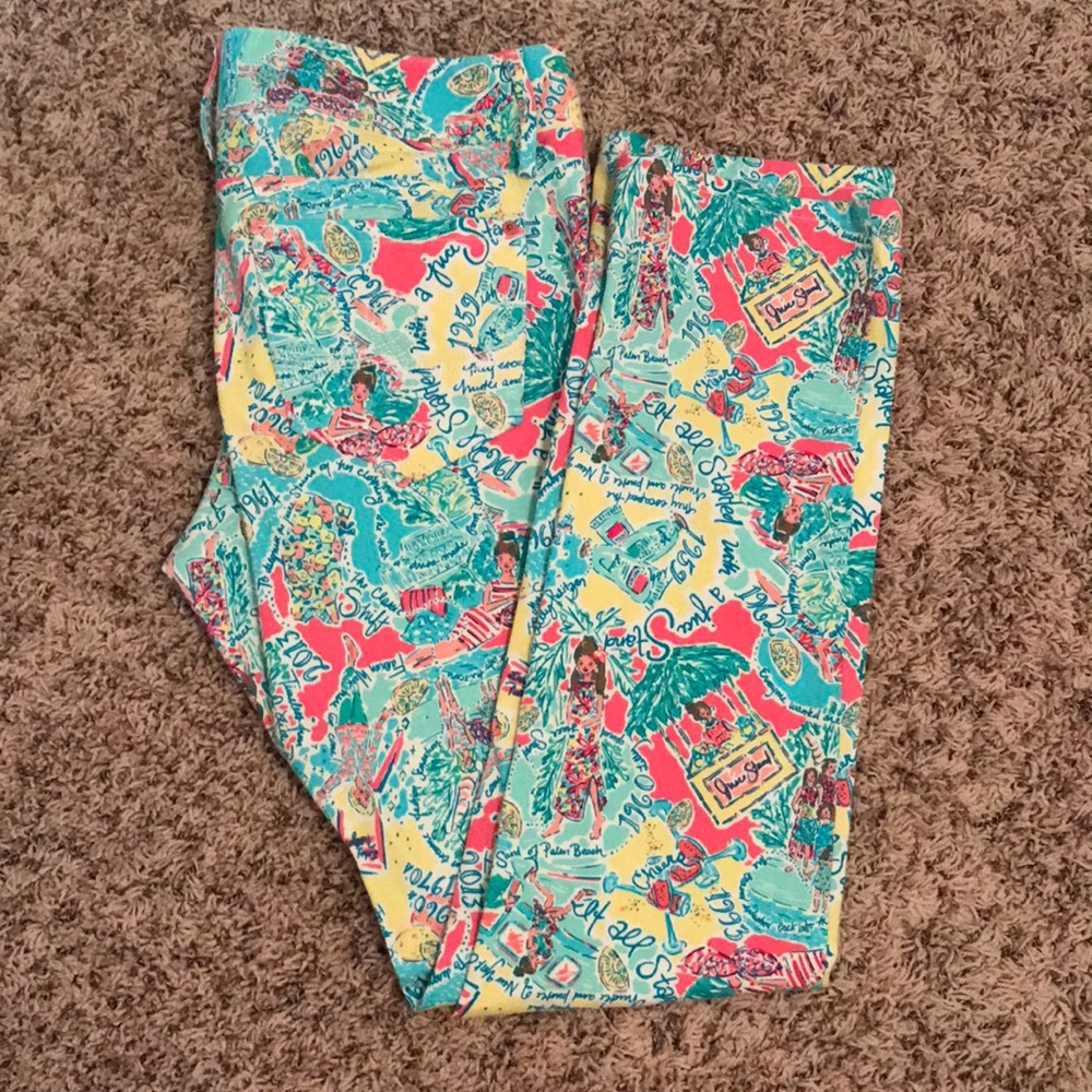 Lilly Pulitzer Worth Straight Jeans Size 12